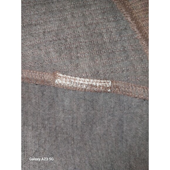 Prana Pink Raglan Sleeve Wool Blend Snap Mock Neck Pullover Sweater Size M - Picture 10 of 10